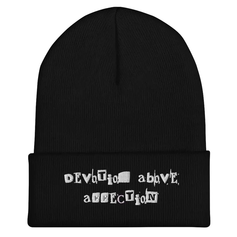 DEVOTION ABOVE AFFECTION BEANIE 